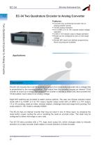 EC-34 Two Quadrature Encoder to Analog Converter