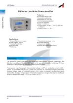 LN Series Low Noise Power Amplifier