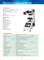 Micro-Vickers Hardness Tester HVS-1000