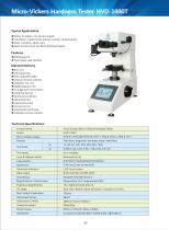 Touch Screen Micro-Vickers Hardness Tester HVD-1000T