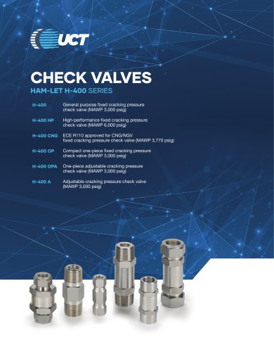 Check Valves H-400 Series