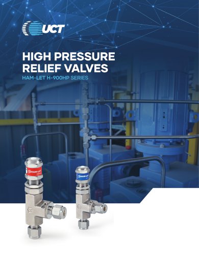 High Pressure Relief Valves H-900HP Series